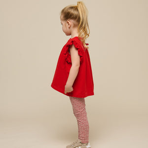 Jerseybluse - Kids - Cherry Red | 101328 Lucia